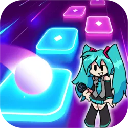 XWorld | FNF Music - Miku Tiles Hop Gam