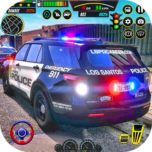 Police Car Sim Cop Game 2024 | juego | XWorld