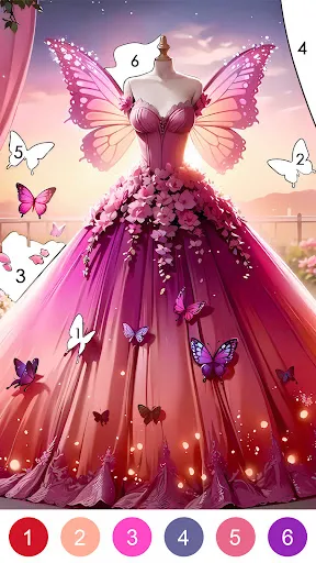Game Mewarnai Gaun Putri | Permainan | XWorld