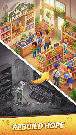 Maya's Market: Merge & Story | Permainan | XWorld Maya's Market: Merge & Story | Permainan | XWorld