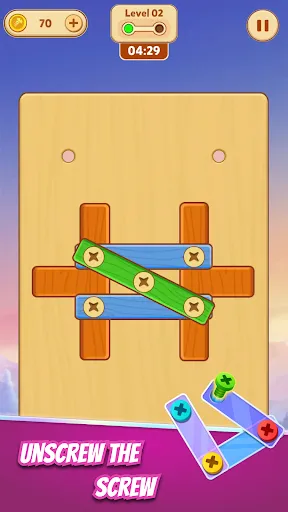 Move Wood Screw | เกม | XWorld