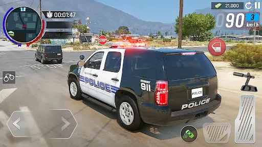 US Police Car Chase Driving 3D | เกม | XWorld