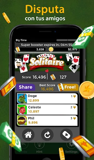 Solitario - Gana dinero | juego | XWorld