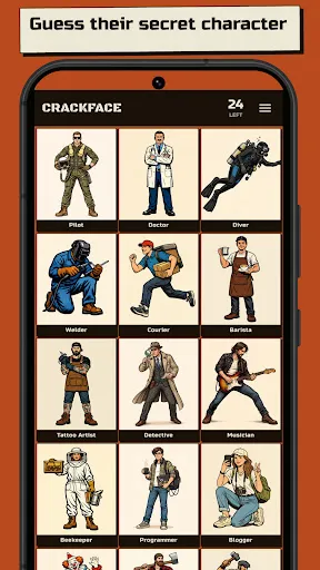 Crackface: Guess the Character | Games | XWorld