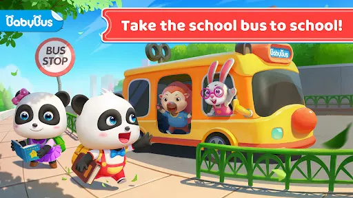 Baby Panda's School Bus | Games | XWorld