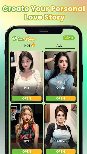 MeetLove - Your AI Girlfriend | Permainan | XWorld