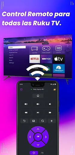 Control Remoto para Roku TV | juego | XWorld