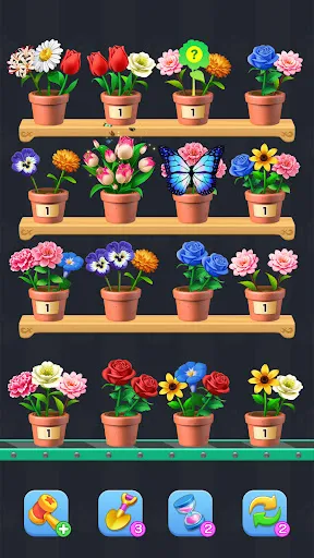 матч цветы - Blossom Sort® | Игры | XWorld