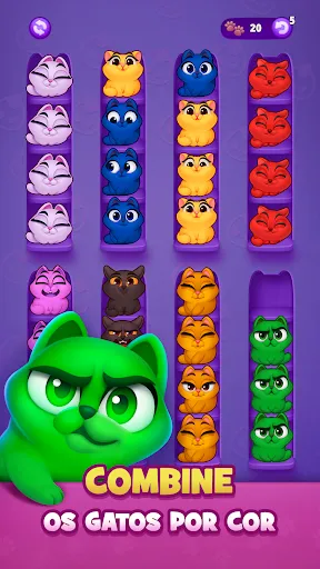Kitty Sort: Twisted Tails | Jogos | XWorld