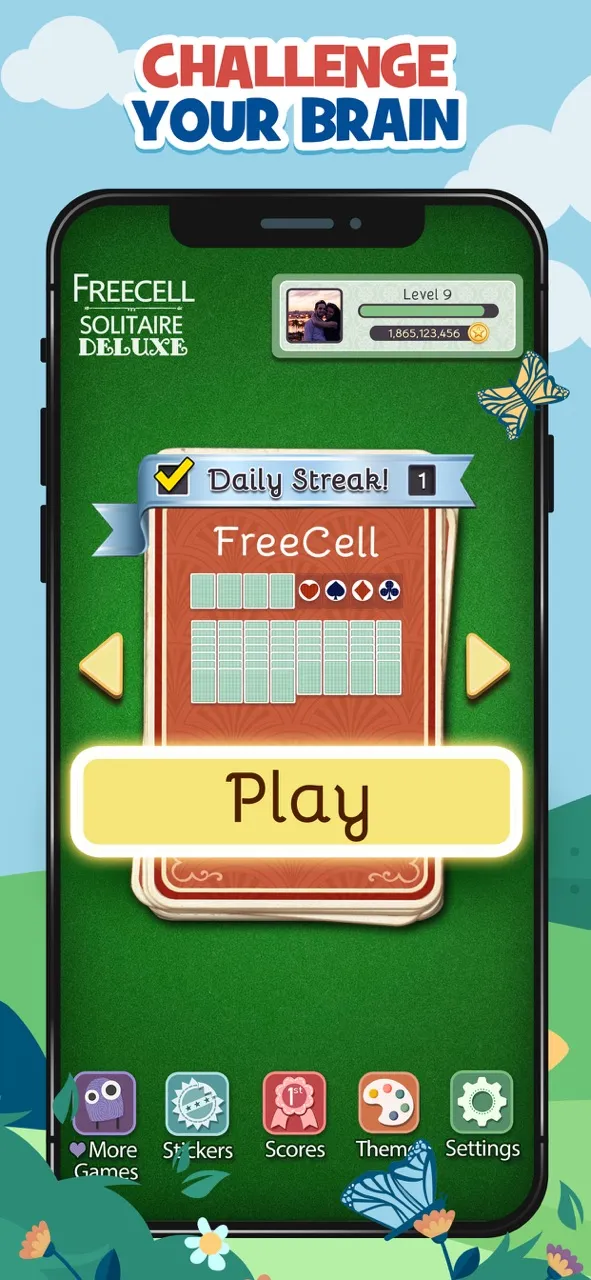 FreeCell Deluxe® Social | Games | XWorld