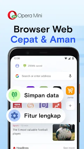 Opera Mini - web browser cepat | Permainan | XWorld