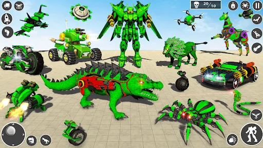 Crocodile Robot Animal Game 3D | Игры | XWorld