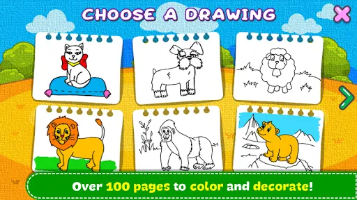 Coloring & Learn Animals | Games | XWorld