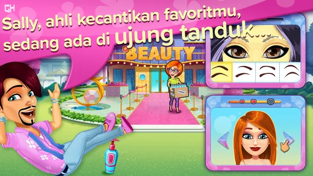 Sally's Salon: Kiss & Make-Up | Permainan | XWorld