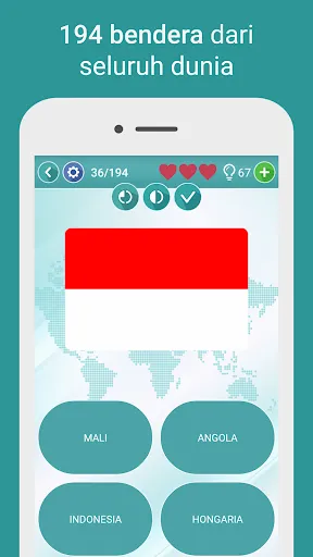 Kuis Geografi - Bendera Dunia | Permainan | XWorld