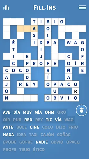 Fill-Ins · Juego de Palabras | juego | XWorld