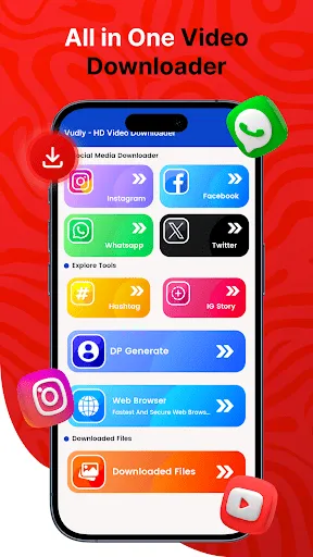 Vudly : HD Video Downloader | เกม | XWorld