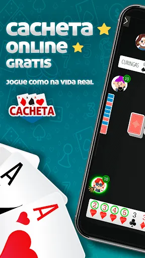 Cacheta MegaJogos: Cartas | Jogos | XWorld