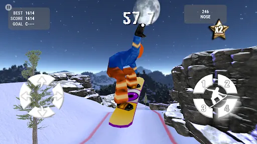 Crazy Snowboard | Games | XWorld