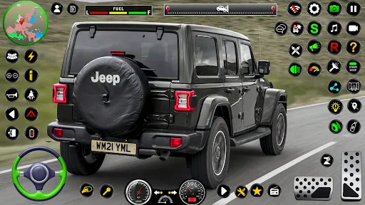 Jeep Driving Simulator offRoad | juego | XWorld