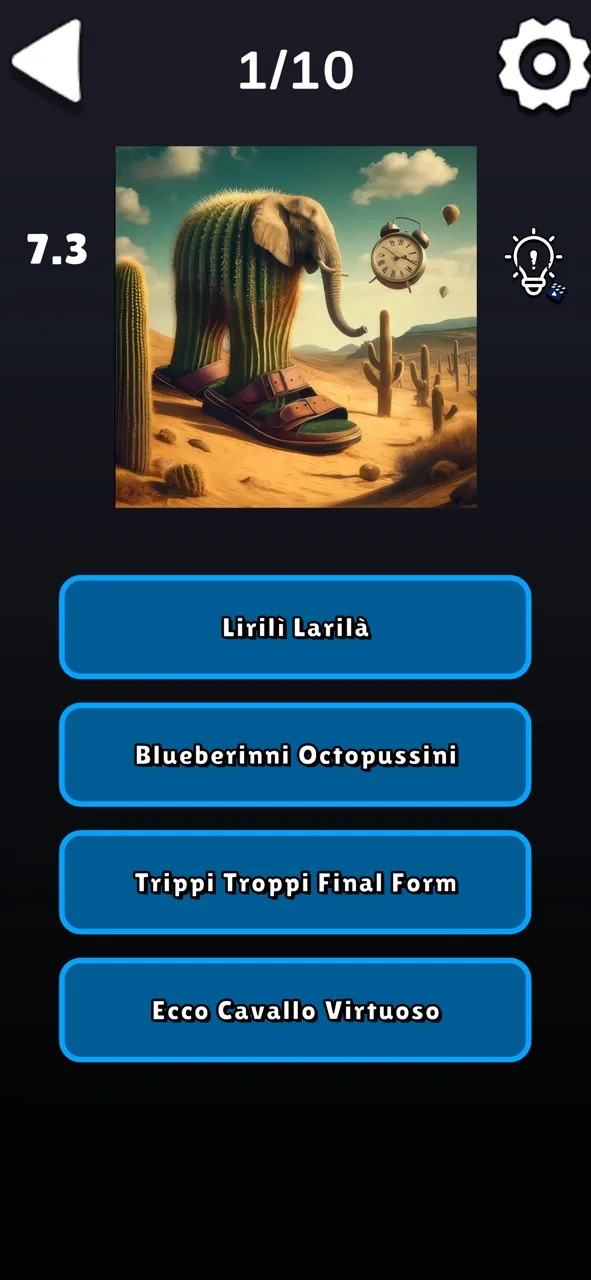 Italian Brainrot 3D: Tung Quiz | Permainan | XWorld