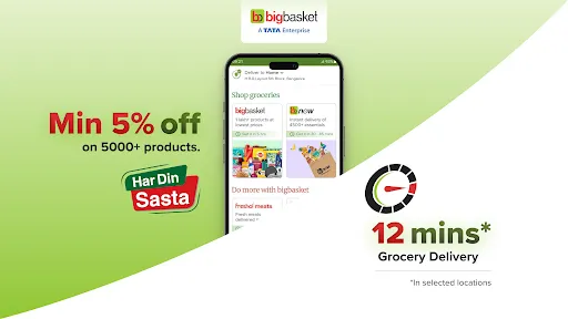 bigbasket: 10 min Grocery App | 游戏 | XWorld
