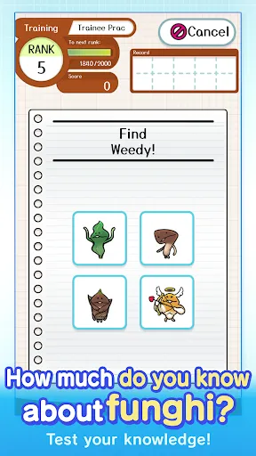 Mushroom Garden Workbook | Permainan | XWorld