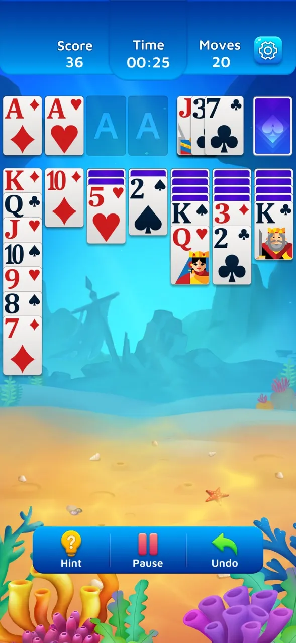 Solitaire Fish - Big Card | 游戏 | XWorld