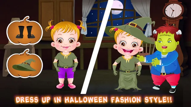 Baby Hazel Halloween Night | juego | XWorld