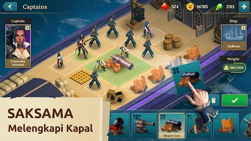 Pirate Ships・Bangun & Maju | Permainan | XWorld