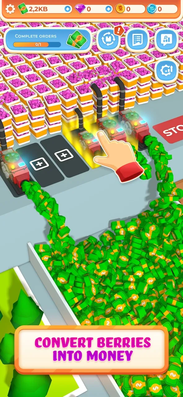 Berry Factory Tycoon | Permainan | XWorld