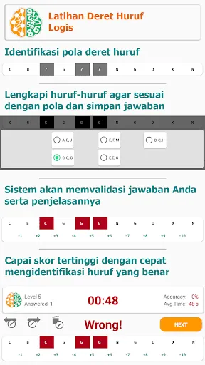 GMath: Deret Huruf/Angka & TWK | Permainan | XWorld