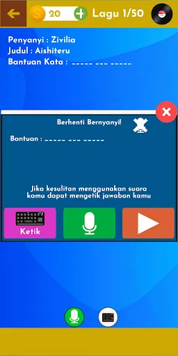 Sambung Lirik Lagu | Permainan | XWorld