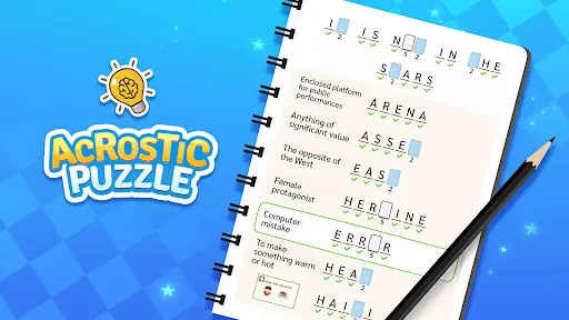 Acrostic Puzzle: Logic Fill in | Games | XWorld