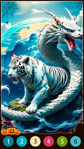 Dark Skeleton Color by number | Игры | XWorld