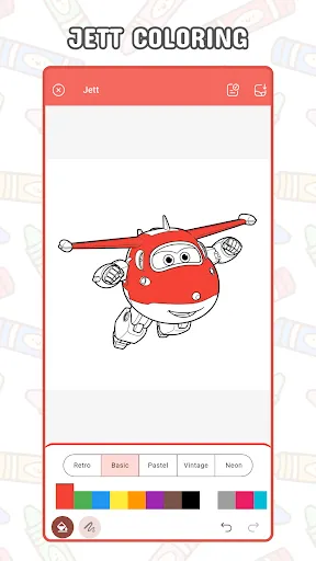 Super Wings Coloring Game | Permainan | XWorld Super Wings Coloring Game | Permainan | XWorld