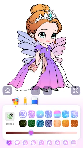 Cute Princess Coloring Game | Games | XWorld