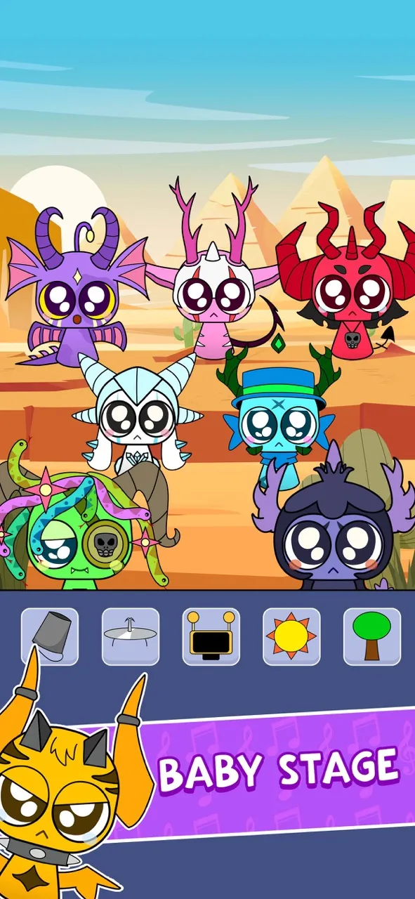 Cute Monster Band | 游戏 | XWorld