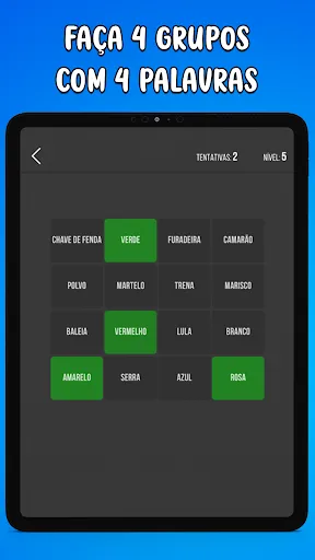 Conexo: 4 Palavras em 4 Grupos | Jogos | XWorld