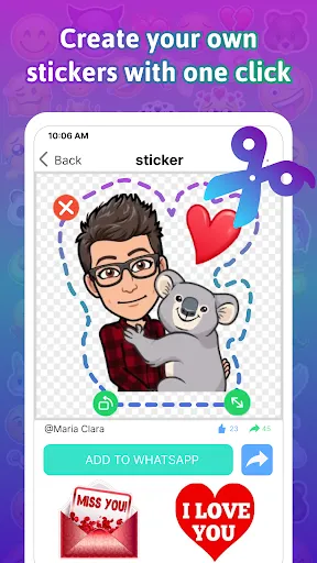 TextSticker 2024 WAStickerApps | juego | XWorld