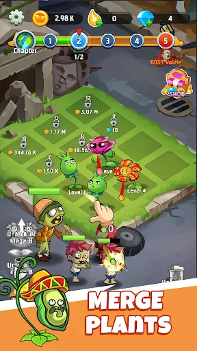 Flower Merge: Zombie Attack | 游戏 | XWorld