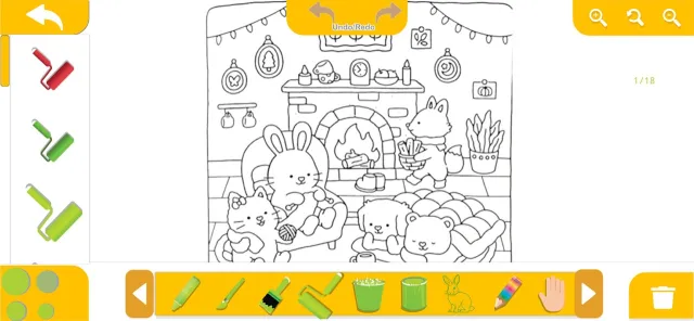 Fuzzy Hygge Coloring Book | Jogos | XWorld