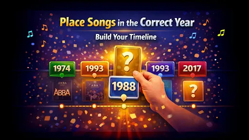 Quiz de Música: Música e Ano | 游戏 | XWorld