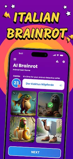 Italian Brainrot Quiz Speedrun | Jogos | XWorld