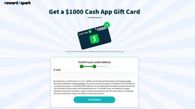  Reward Spark – Win a $1000 Cash App Gift Card | Games | XWorld