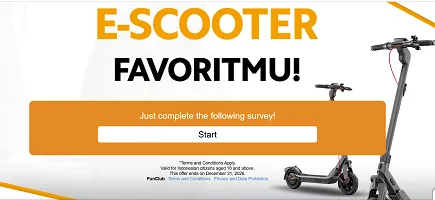 Win an E-scooter-Sweepstakes | Permainan | XWorld