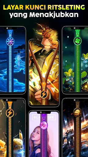Layar Kunci Ritsleting Temas | Permainan | XWorld