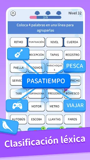 Cambia las Palabras: Connect | juego | XWorld
