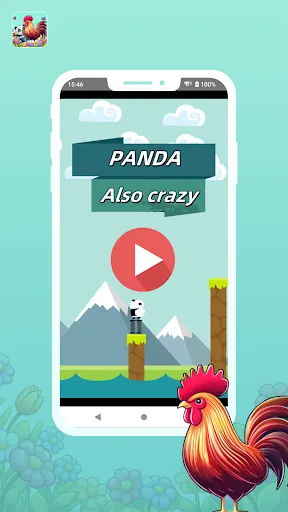 Sasbang Panda Jump Game | Games | XWorld