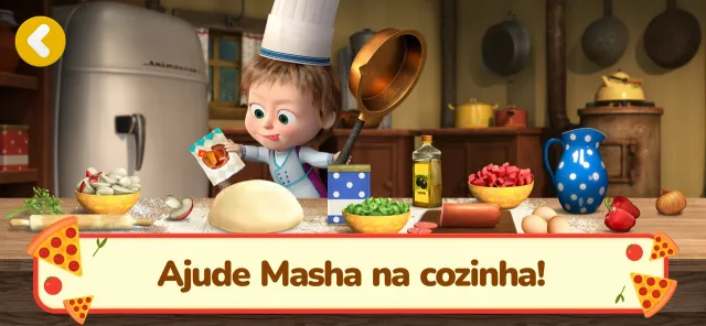 Masha e o Urso Pizza & Cozinha | Jogos | XWorld